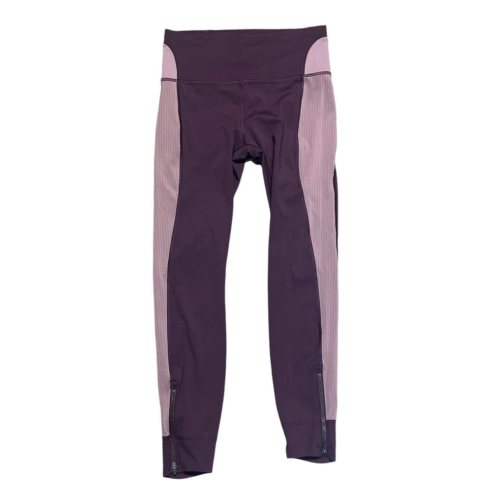 Athleta Allyson Felix Legend Mesh Tight Yoga Leggings Purple Small‎